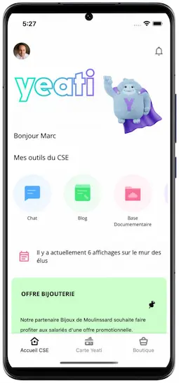 Logiciel CSE tout-en-un Yeati